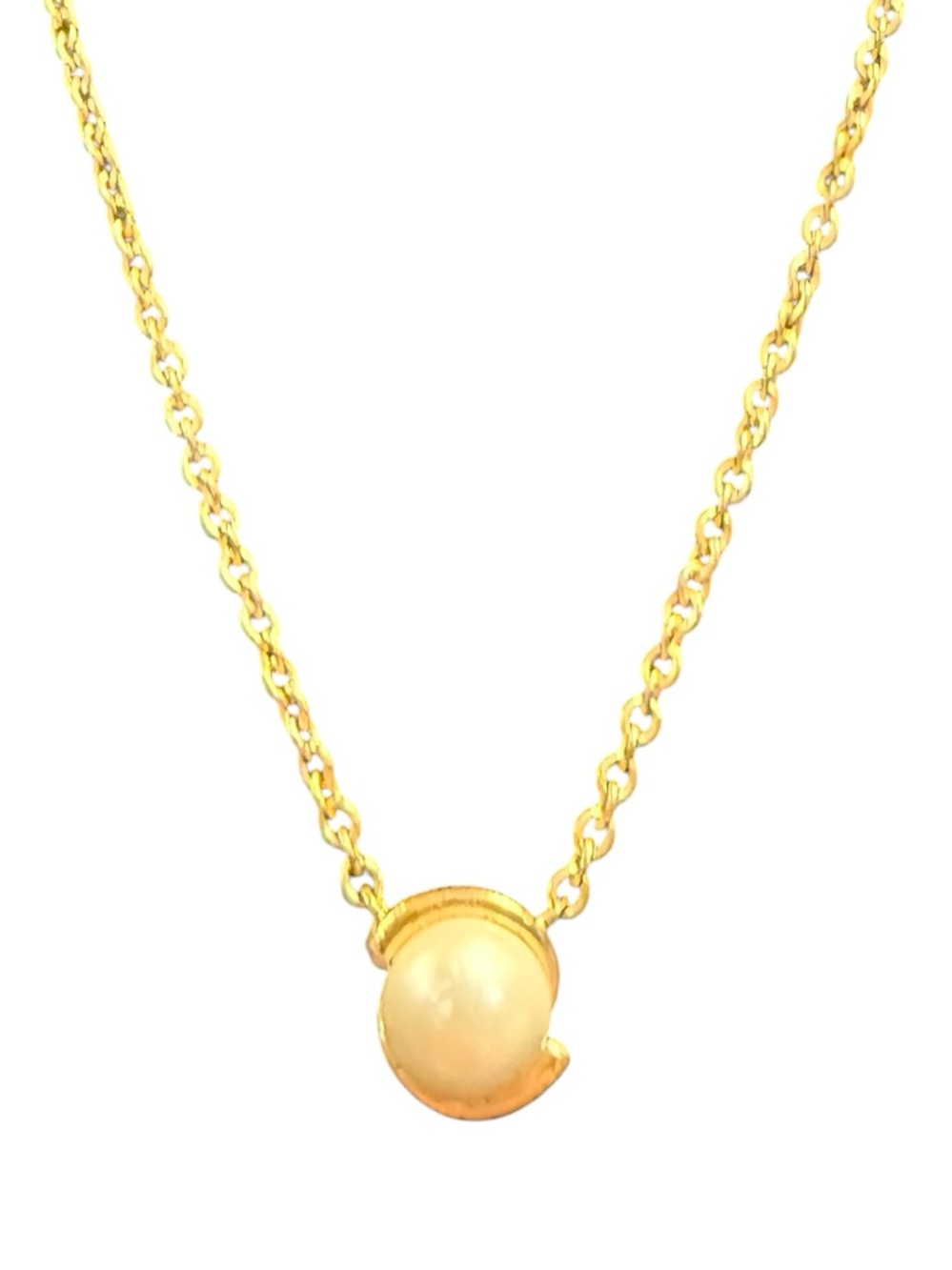 kate spade Vintage Gold Wrap Faux Pearl Pendant Necklace